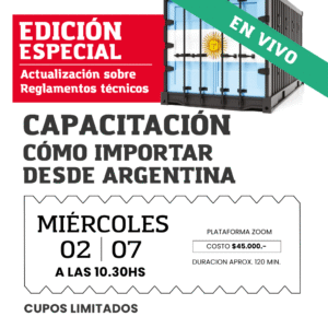 INSCRIBITE | CÓMO IMPORTAR DESDE ARGENTINA 2025