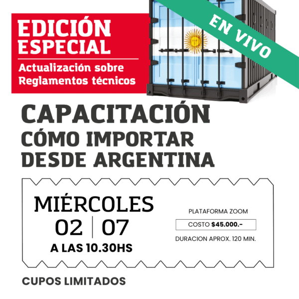 INSCRIBITE | CÓMO IMPORTAR DESDE ARGENTINA 2025
